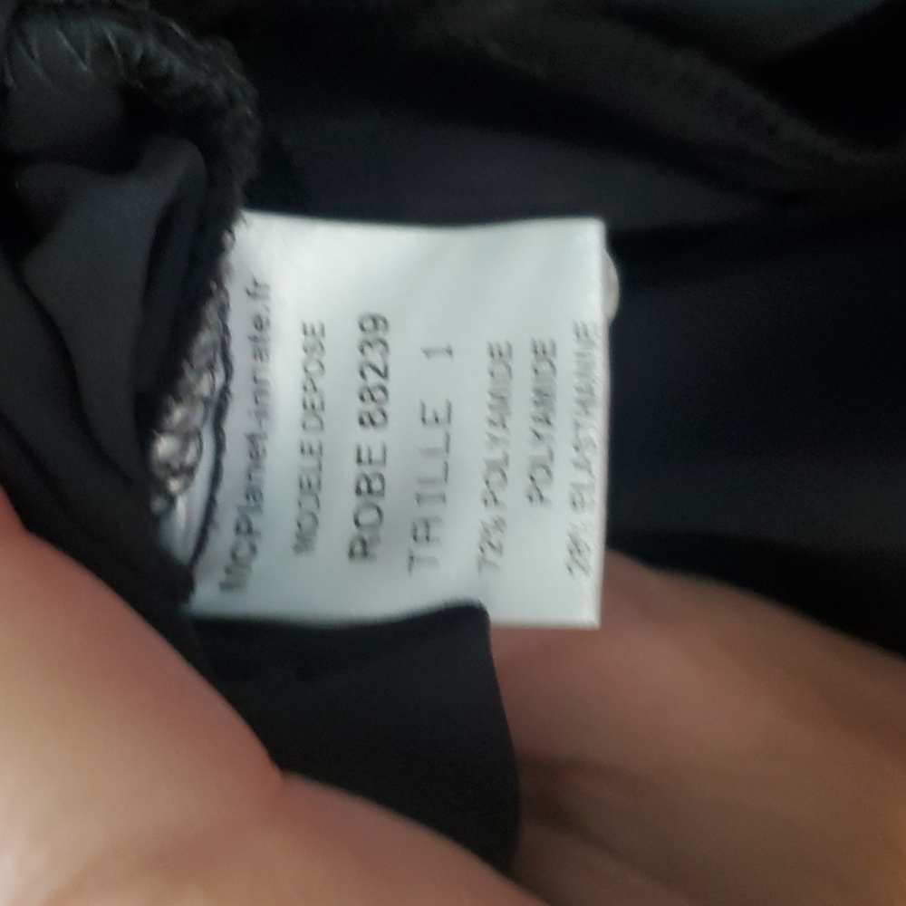 MC‎ Planet By Innate Black Long Sleeve Stretchy Dress Size T.1 - Picture 7 of 10